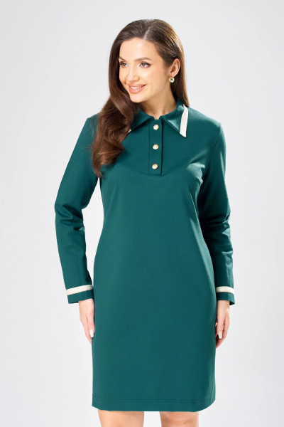 Платье Gizart 5422 малахит - фото 3