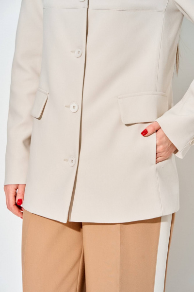 Жакет Laikony L-814 слоновая_кость - фото 8