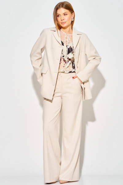 Жакет Laikony L-814 слоновая_кость - фото 6