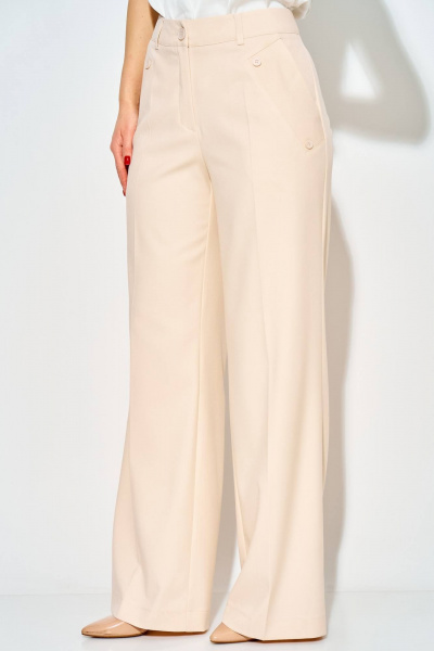Брюки Laikony L-942-2 пудра - фото 5