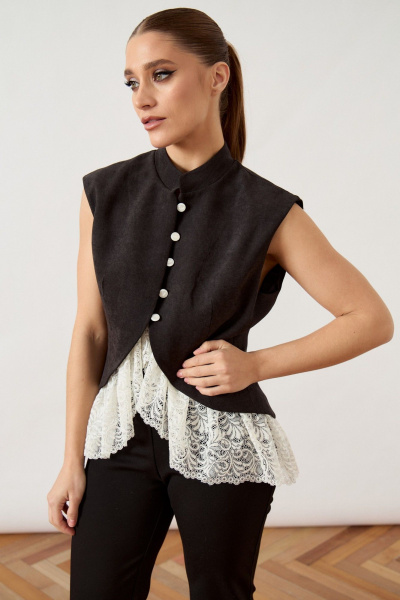 Жилет ATTIKA A3499.1 черный - фото 1