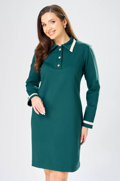 Платье Gizart 5422/1 малахит - фото 4