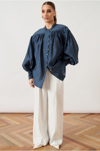 Рубашка ATTIKA A3502.1 синий - фото 1