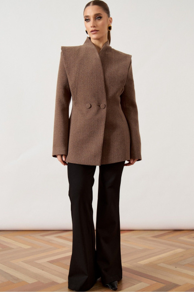 Жакет ATTIKA A3506 коричневый - фото 3