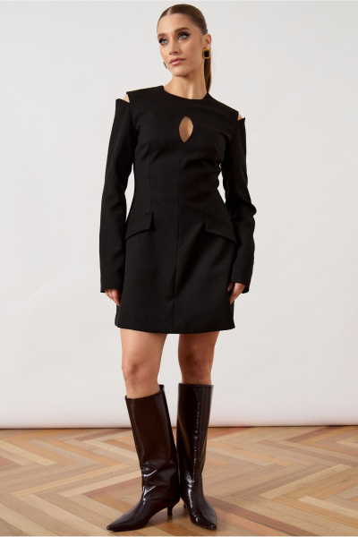 Платье ATTIKA A3512 черный - фото 2