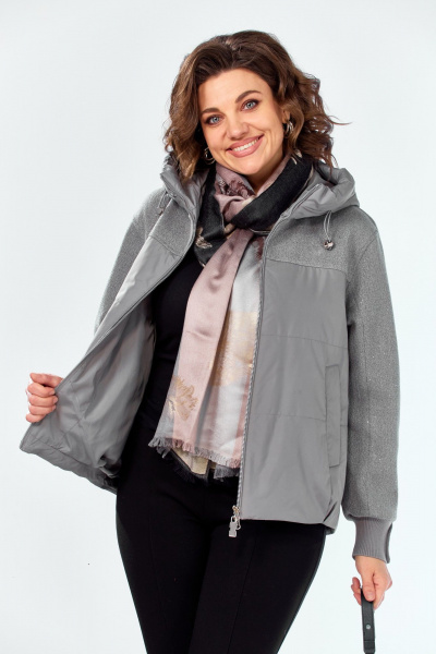 Куртка Shetti 2212 светлый_графит - фото 8