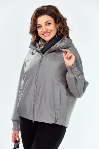 Куртка Shetti 2212 светлый_графит - фото 5