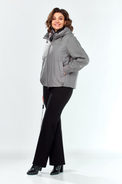 Куртка Shetti 2212 светлый_графит - фото 4