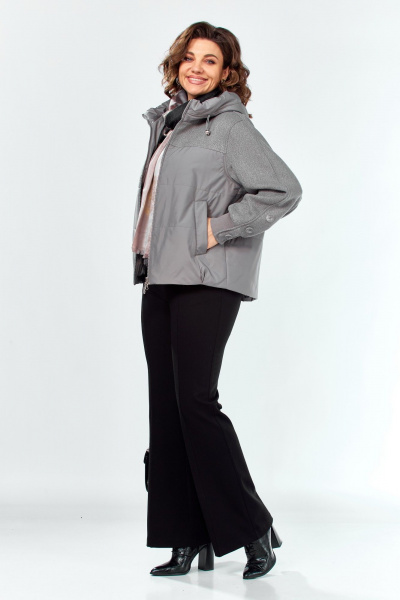 Куртка Shetti 2212 светлый_графит - фото 3