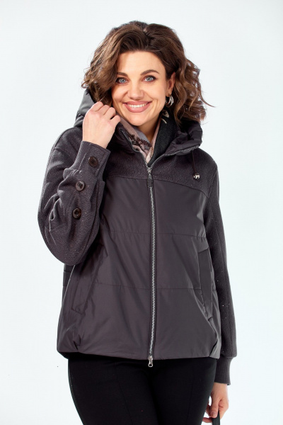 Куртка Shetti 2212 баклажан - фото 1