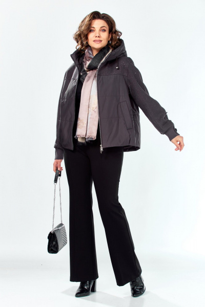 Куртка Shetti 2212 баклажан - фото 5