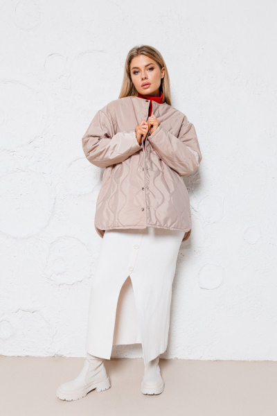 Куртка SandyNa 130322 бежевый - фото 1