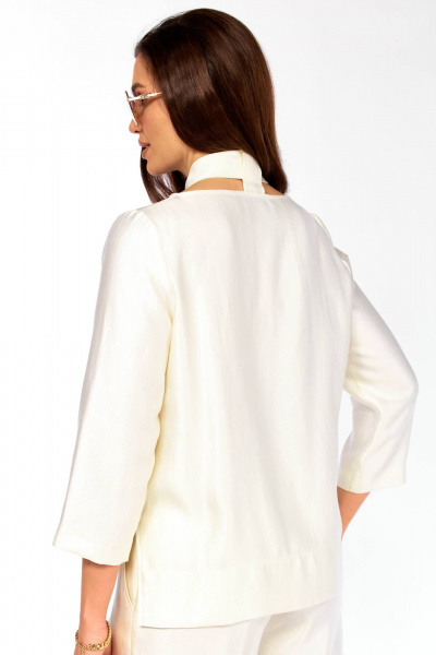 Блуза, брюки Taita plus 2604/1 молоко - фото 7