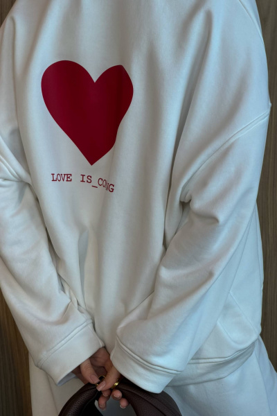 Джемпер DNM 047 молочный - фото 2