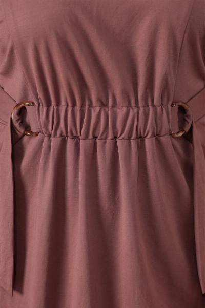 Платье Линия Л Б-1868 коричневый - фото 4
