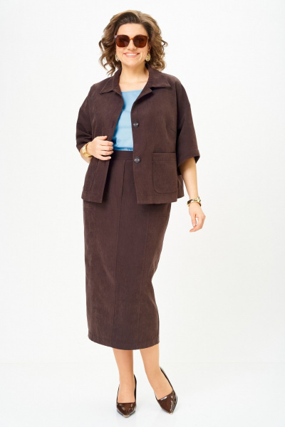 Блуза, жакет, юбка Орхидея 1659 - фото 1