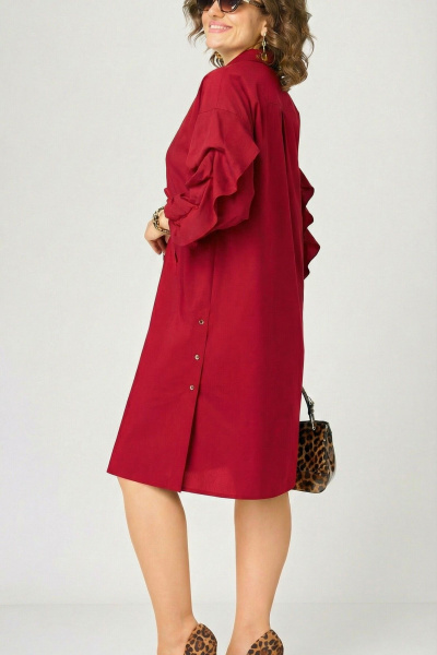 Платье EVA GRANT 7102 красный - фото 2
