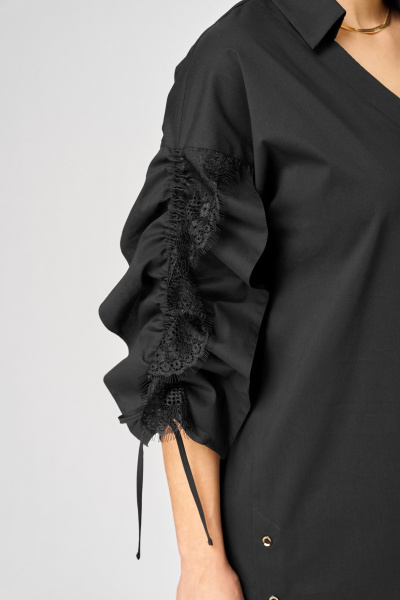 Платье EVA GRANT 7102 черный - фото 6