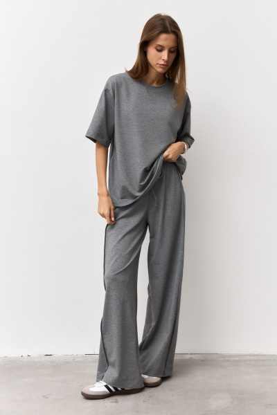 Джемпер Luitui R5076 серый - фото 2