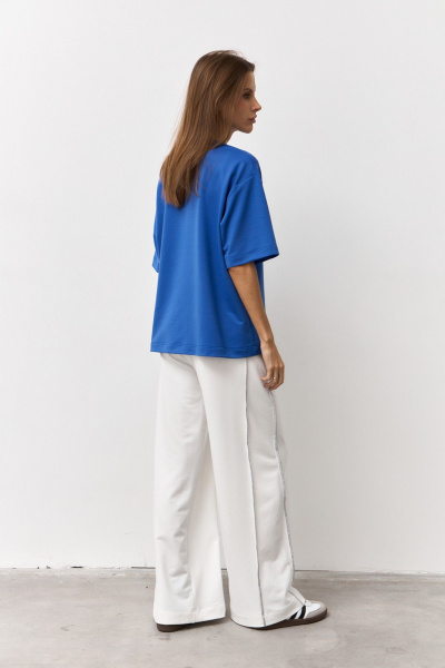 Джемпер Luitui R5076 ярко-синий - фото 5