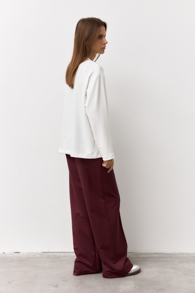 Джемпер Luitui R5077 молочный - фото 3