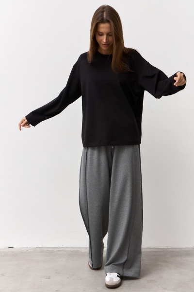 Джемпер Luitui R5077 черный - фото 2