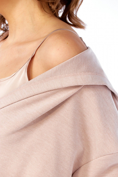 Брюки, топ, кофта Диомант 2144 пудра - фото 9