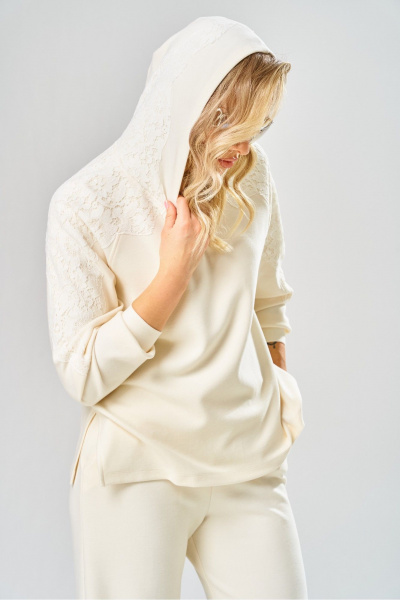 Брюки, кофта Диомант 2147 экрю - фото 13