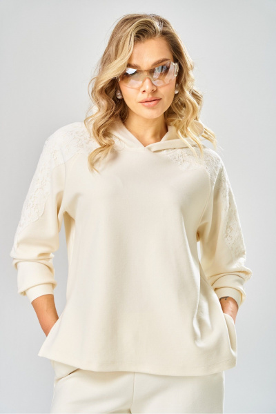 Брюки, кофта Диомант 2147 экрю - фото 12