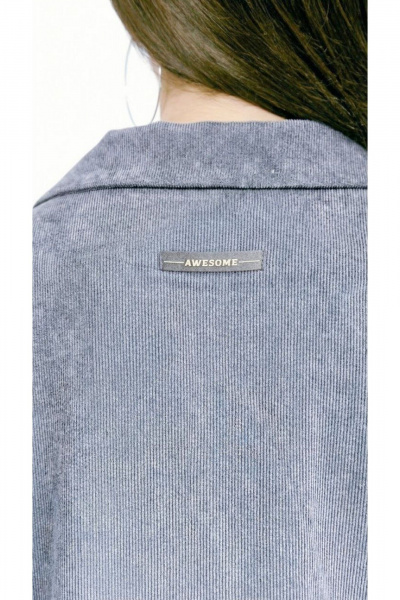 Жакет, юбка ZigzagStyle 608 серо-голубой - фото 4