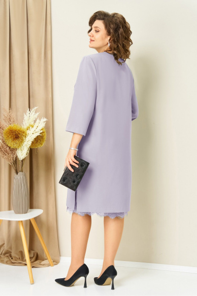 Жакет, платье VOLNA 1459 сирень - фото 4