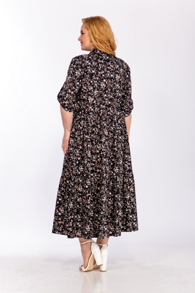 Платье СиБон 0268 черный - фото 3