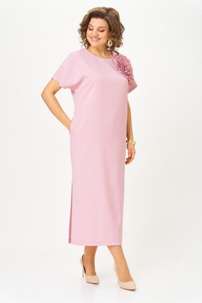 Платье, украшение Svetlana-Style 1928 розовый - фото 5