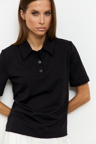 Джемпер Luitui R5083 черный - фото 4