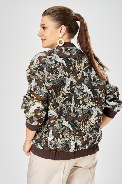 Бомбер Bonna Image 1025/2 коричневый - фото 4