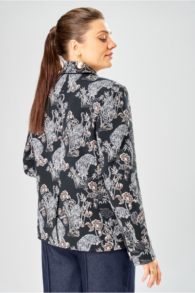 Бомбер Bonna Image 1026/1 синий - фото 6