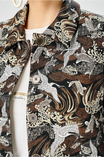 Бомбер Bonna Image 1026/2 коричневый - фото 4