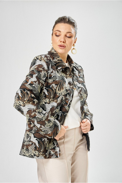 Бомбер Bonna Image 1026/2 коричневый - фото 3