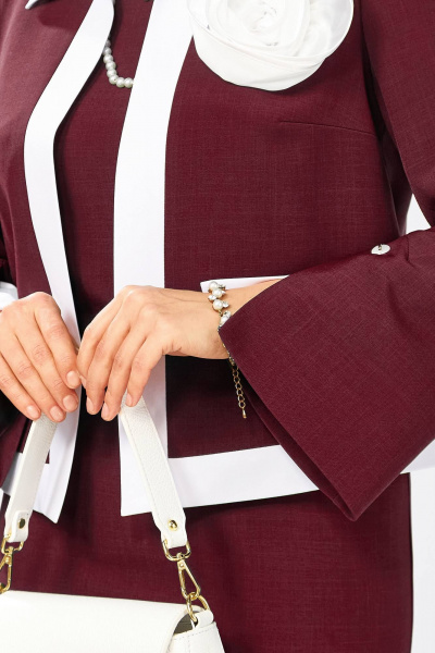 Жакет, платье Lady Secret 25313 марсала - фото 6