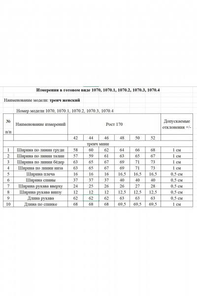 Плащ Rivoli 1070 - фото 5