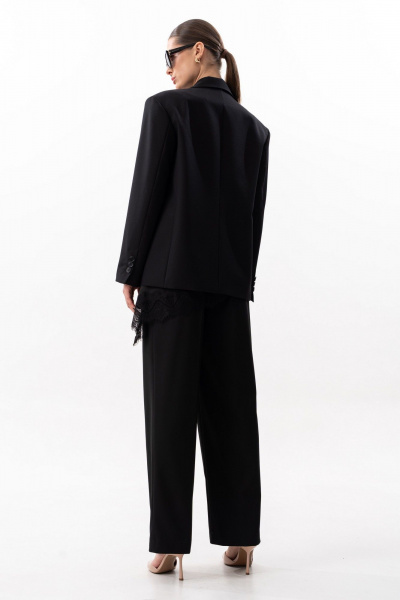 Брюки, жакет SILVERSPICE S-1634  черный - фото 4