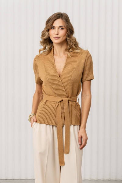 Жакет Romgil РВ0409-ХЛ2 верблюжий - фото 1