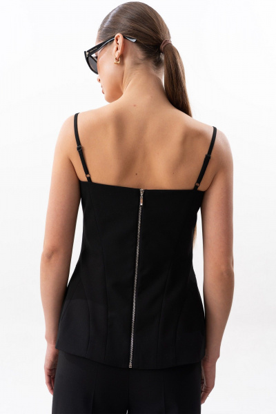 Топ SILVERSPICE S-7633 черный - фото 6