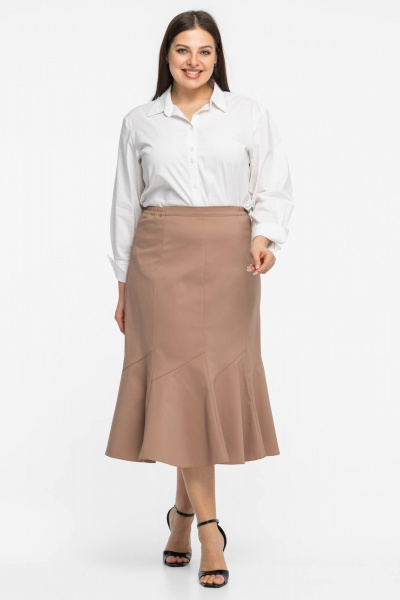 Юбка Avila 0977 бежевый - фото 1