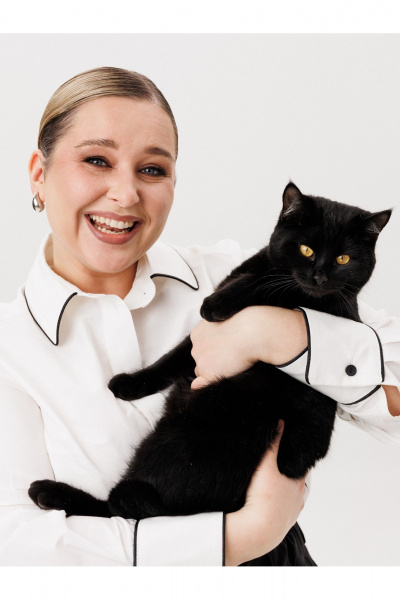 Брюки, жилет AVA fashion М-175 черный - фото 15