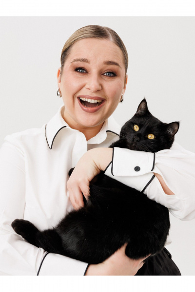 Брюки, жилет AVA fashion М-175 черный - фото 14