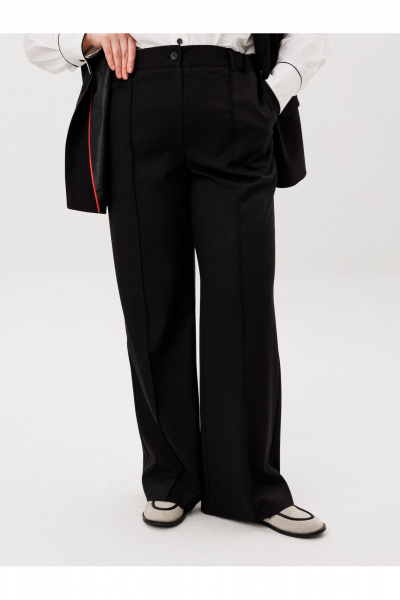 Брюки, жилет AVA fashion М-175 черный - фото 8