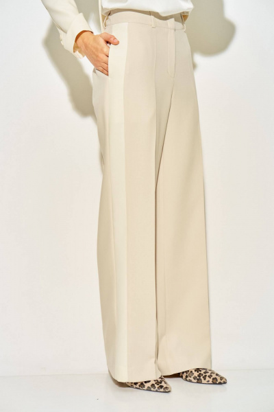 Брюки Laikony L-914 кремовый - фото 6