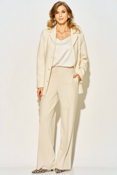 Брюки Laikony L-914 кремовый - фото 5