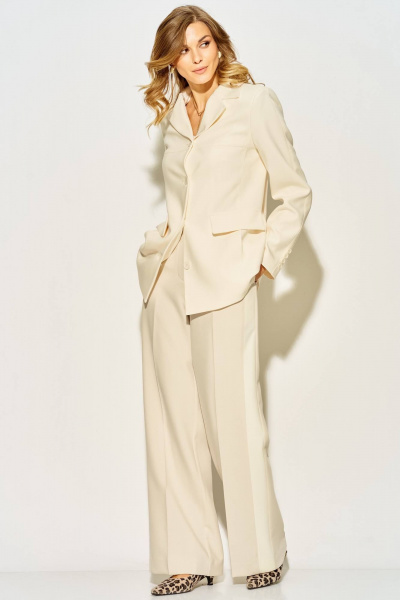 Брюки Laikony L-914 кремовый - фото 4